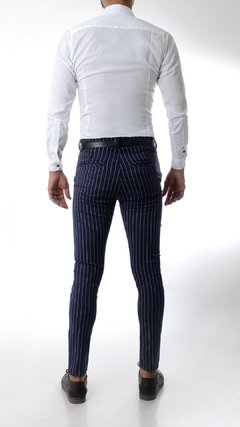 PANTALON CHINO RAYADO 34314 - comprar online