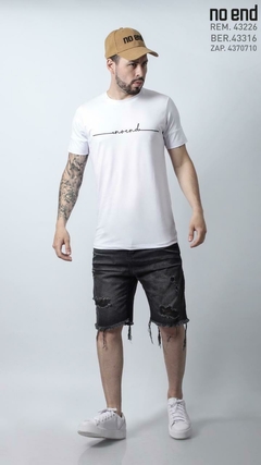REMERA MANUSCRITA GAMUZADA 43226
