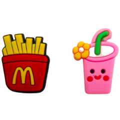 Aplique Emborrachado Fast Food - Venda por unidade