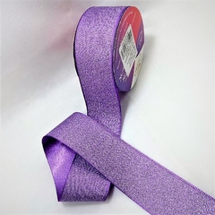 Fita de Cetim/Lurex Cinderela 38 mm - Metro - Grupo A na internet