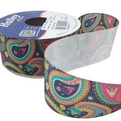 Fita de Gorgurão Estampada 1 - Halley 38 mm - Metro na internet