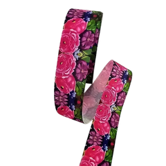 Fita de Gorgurão Importada Floral - 40 mm - Venda no Metro - loja online