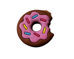 Aplique Emborrachado Donut - Unidade