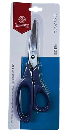 Tesoura Multiuso Corte Fácil 7 1/2 " - 19 Cm - Mundial - Unidade