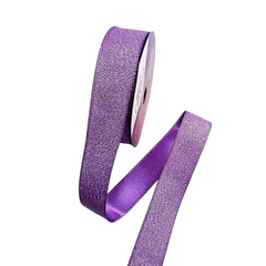 Fita de Cetim com Lurex Cinderela - 22 mm - Rolo na internet