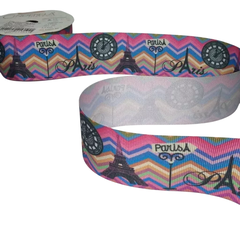 Fita de Gorgurão Estampada Cinderela 38mm - Metro