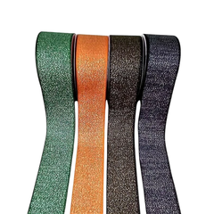 Fita de Cetim com Lurex Cinderela 38 mm - Grupo C - Rolo - comprar online