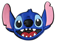 Aplique Emborrachado Grande com o Rosto do Stitch - Unidade
