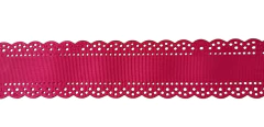 Fita Importada de Gorgurão Bordas de Renda Vazada - 38 mm - Metro - Grupo B - loja online