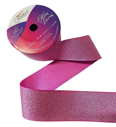 Fita Cinderela Cetim com Lurex - 38 mm - Metro - comprar online