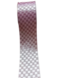 Fita Cinderela de Cetim Xadrez Com Brilho 38 mm - Rolo com 10 metros - Grupo A - comprar online
