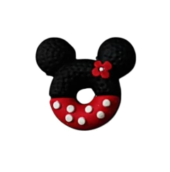 Aplique Emborrachado Rosquinha da Minnie - Unidade