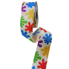 Fita de Gorgurão Estampada 1 - Halley 38 mm - Metro - loja online