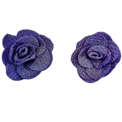 Apliques Florzinha de tecido -2,5 cm - Grupo "B" - Unidade - Fitas de Gorgorão Sanding, Bela Fita, Apliques, bico de pato, meias de seda, colas.  Bella Rosa Fitas