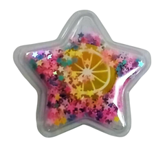 Imagem do Aplique Transparente Estrela com Paetês - Cores Misturadas - Unidade