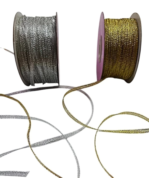 Fita Melaço Metálica de 3 mm - Rolo com 10 metros