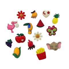 Apliques / Botões Plásticos P - Pacote com 5 unidades - comprar online