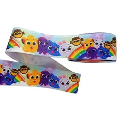 Fita Bela Fita Gorgurão 38 mm - Kids 4 - Metro - Fitas de Gorgorão Sanding, Bela Fita, Apliques, bico de pato, meias de seda, colas.  Bella Rosa Fitas