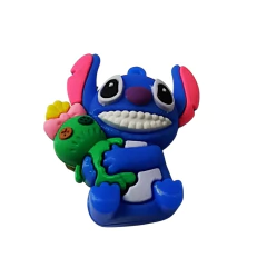 Pigente e Chaveiro Emborrachado - Stitch - Unidade na internet