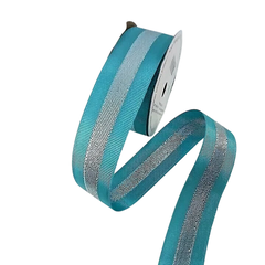 Fita Sinimbu Gorgurão com Faixa Metalizada - 38 mm - Grupo B - Rolo - loja online