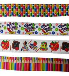 Fita Importada de Gorgurão - Tema Escolar - 38 mm - Metro - comprar online