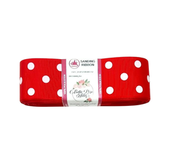 Fita de gorgurão Sanding Poá 38 mm - Rolo - Fitas de Gorgorão Sanding, Bela Fita, Apliques, bico de pato, meias de seda, colas.  Bella Rosa Fitas