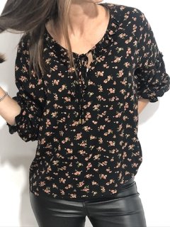Blusa Anita negra - comprar online