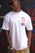 Camiseta Oversized - crazy - branca