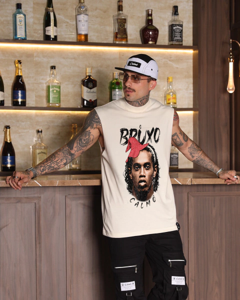 Camiseta Regata BRUXO - OFF WHITE - comprar online