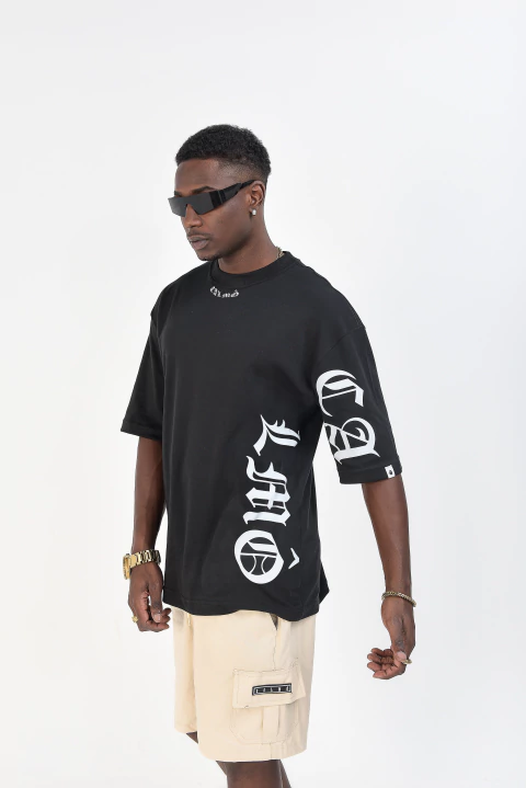 Camiseta Oversized FLANK - BLACK - comprar online
