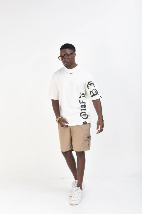 Camiseta Oversized FLANK - WHITE - comprar online