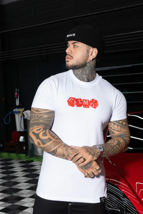 Camiseta Slim CASSINO - BRANCO - comprar online