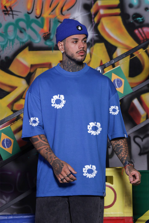 Camiseta Oversized Flower na internet