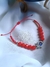 Pulsera hilo roja ojito turco #6