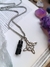 Collar locked turmalina y nudo de bruja - comprar online