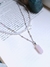 gargantilla dolly cuarzo blanco facetado - comprar online