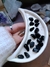 obsidiana negra pulida extra mini