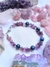 Pulsera celestial lapislázuli y amatista