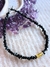 choker de obsidiana negra con ambar - comprar online