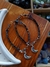 Pulsera brillo ambar y hematite - Morgan Piedras