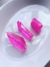 punta de cuarzo aura fucsia