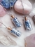 Dije little bottle Cuarzo azul
