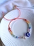 Pulsera hilo roja ojito turco #7