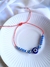 Pulsera hilo roja ojito turco #8