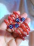 Pulsera hilo roja ojito turco #9