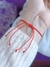 Pulsera hilo roja corazón - comprar online