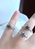 Anillo estrellita Hematite