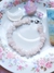 Pulsera Chips cuarzo rosa