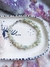 pulsera chips aguamarina verde