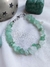 pulsera chips cuarzo verde